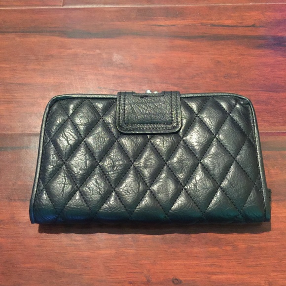 Black Studded Clutch - Picture 2 of 4